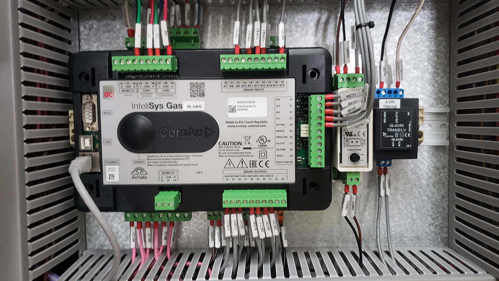 ComAp IS-NT Control System for MAN 400kW Biogas Generator-ETTES POWER