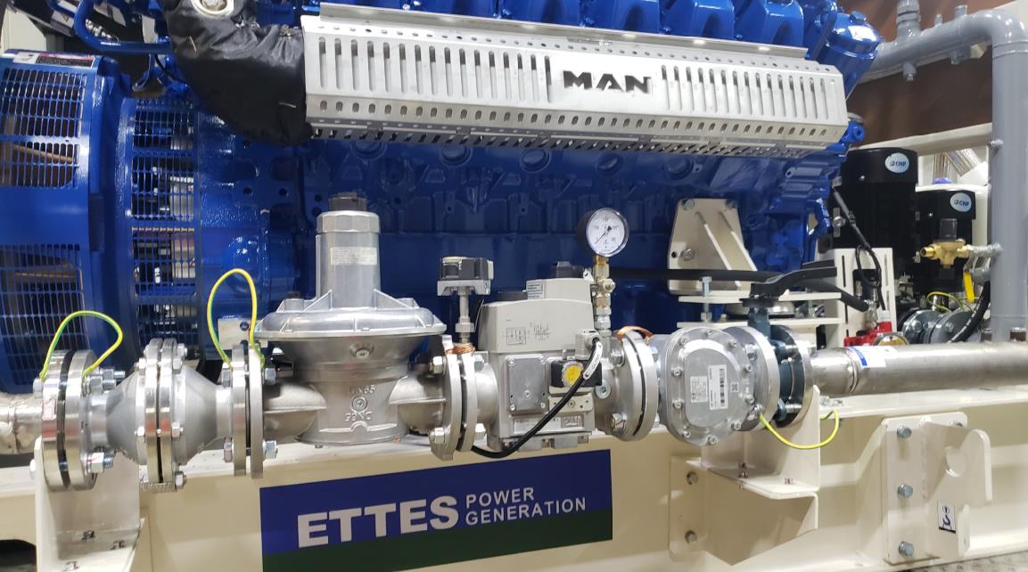 Gas-train-of-MAN-biogas-CHP-system-ETTES-POWER